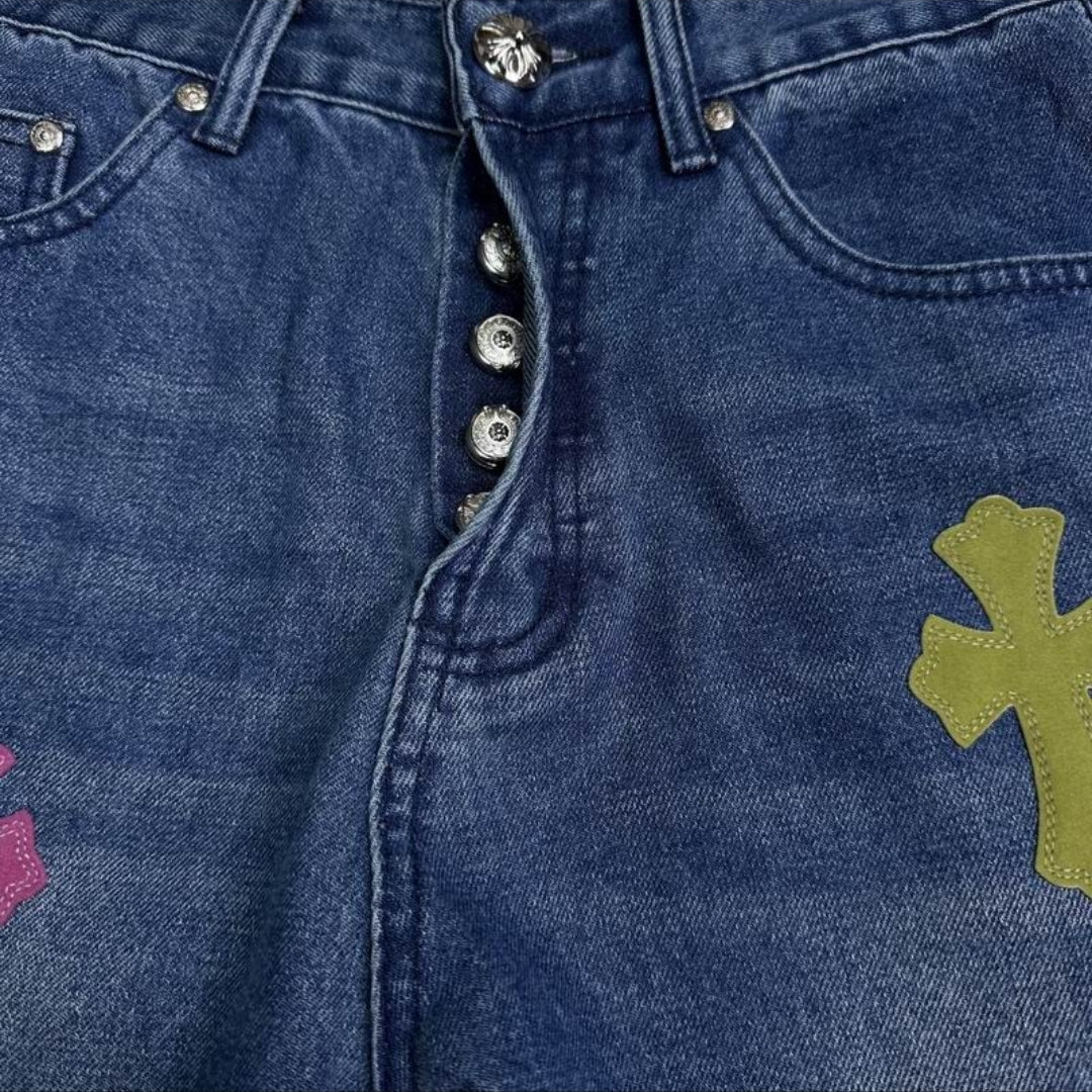 CH #Cross Patch Jeans