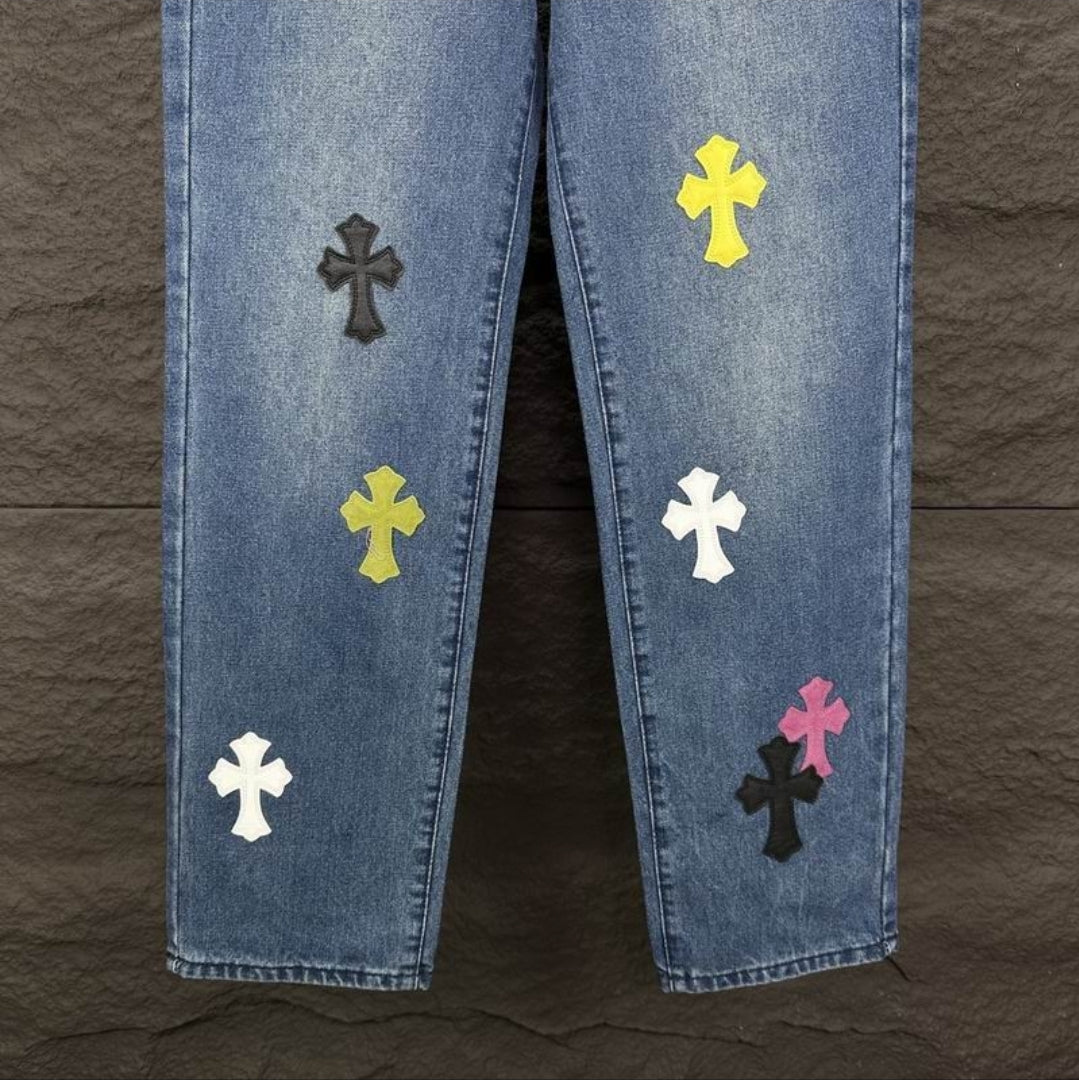 CH #Cross Patch Jeans