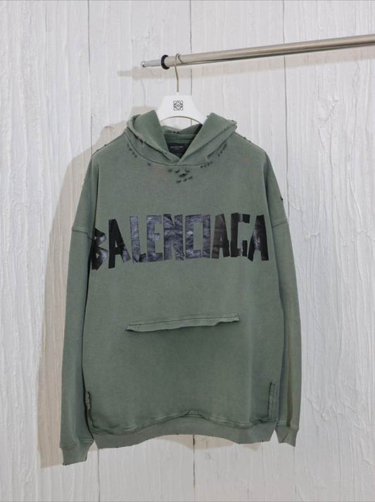 Bal #Ripped Pocket Hoodie