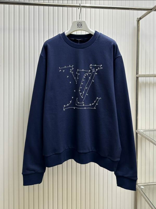 LV #Stitch Embroidered Sweater