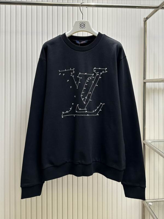 LV #Stitch Embroidered Sweater