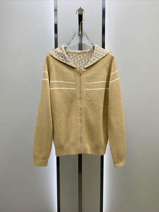 CD #Oblique Reversible Zipped Hoodie