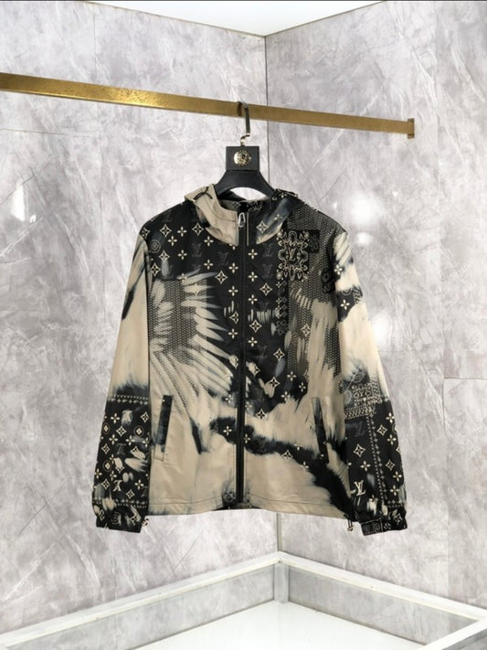 LV #Tie Dye Bandana Windbreaker
