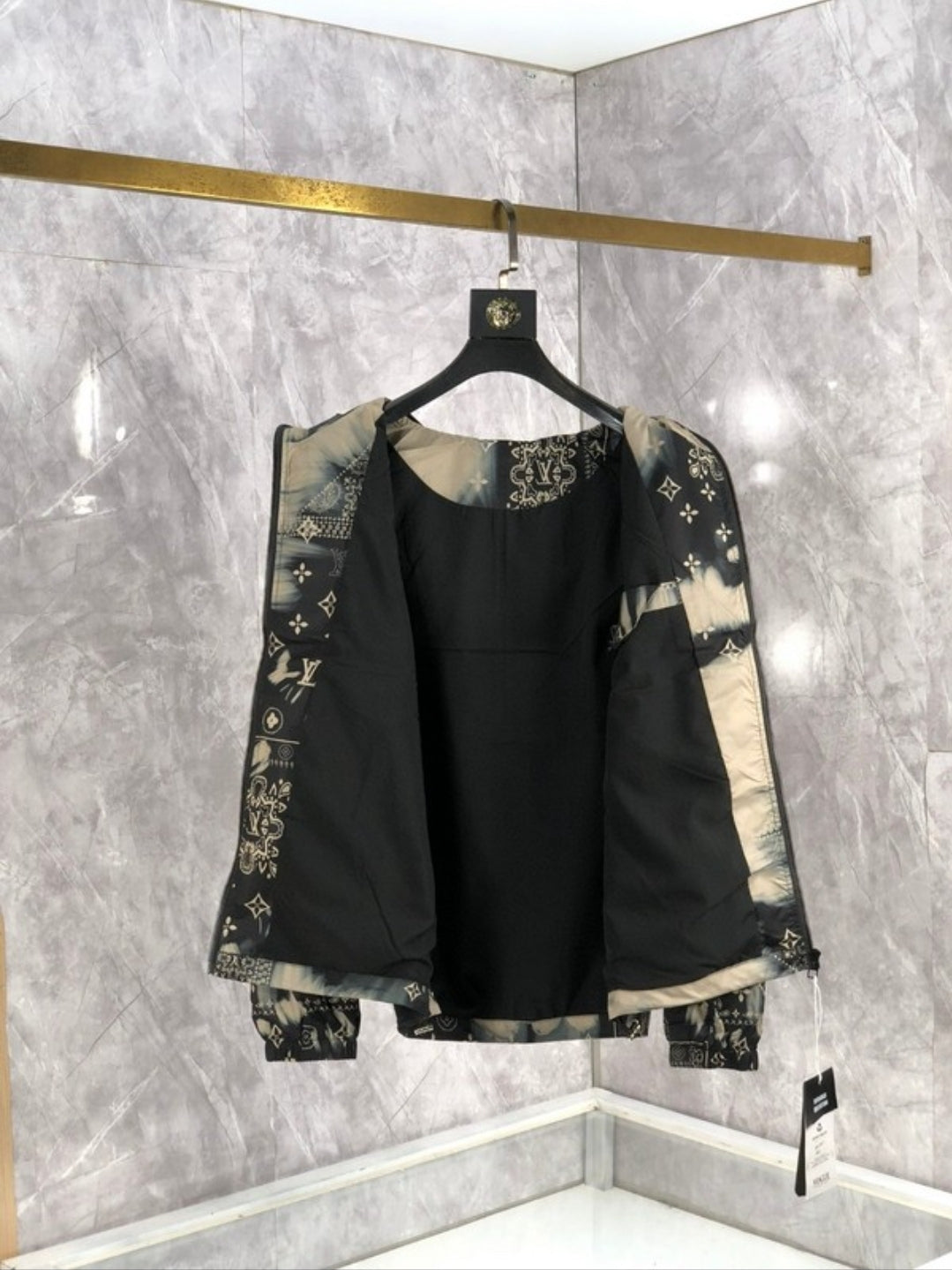 LV #Tie Dye Bandana Windbreaker