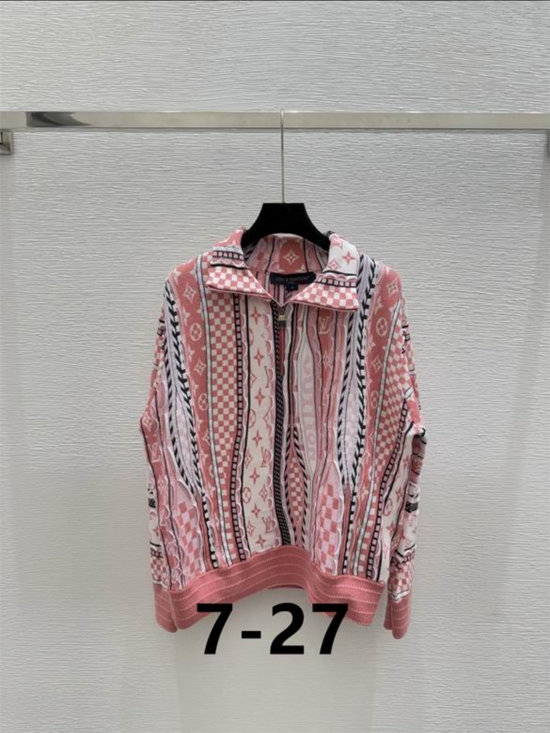 LV #Pharrell×Nigo Half Zip Sweater