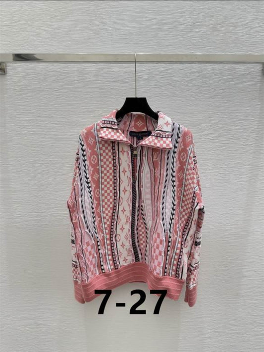 LV #Pharrell×Nigo Half Zip Sweater