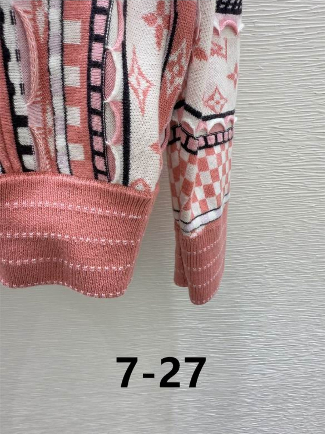 LV #Pharrell×Nigo Half Zip Sweater