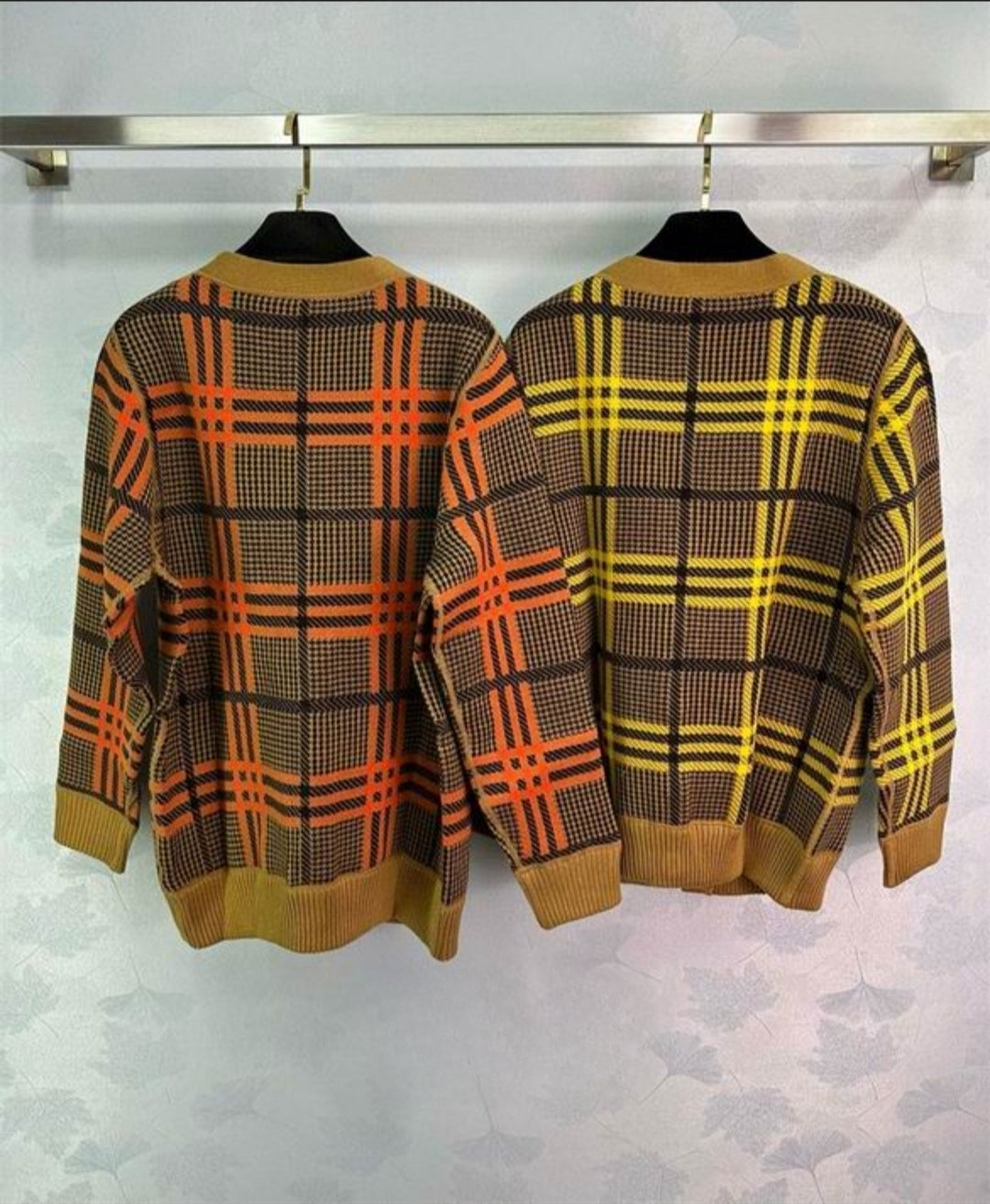 GG #Check & Supreme Reversible Cardigan (10)