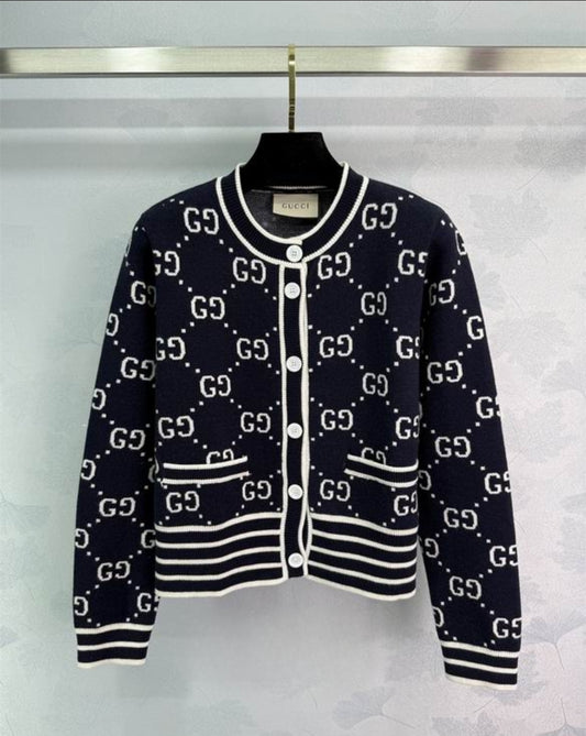 GG #Jacquard Cardigan