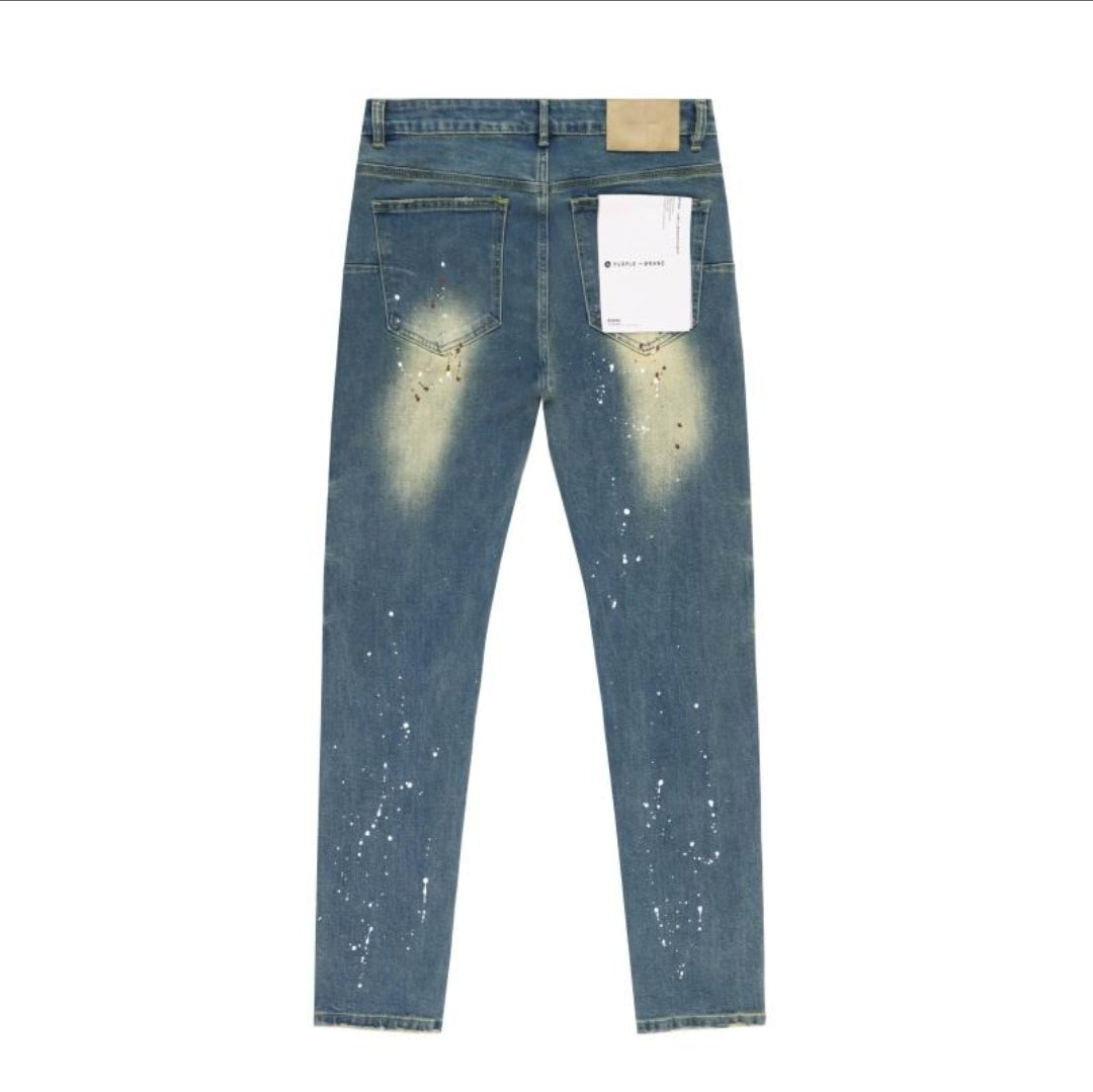 PrP #P002 Spotted Indigo Jeans