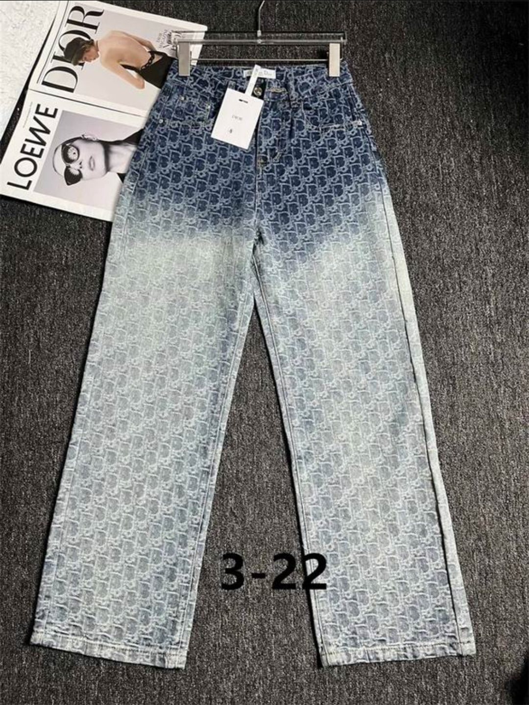 CD #Oblique All Over Jeans