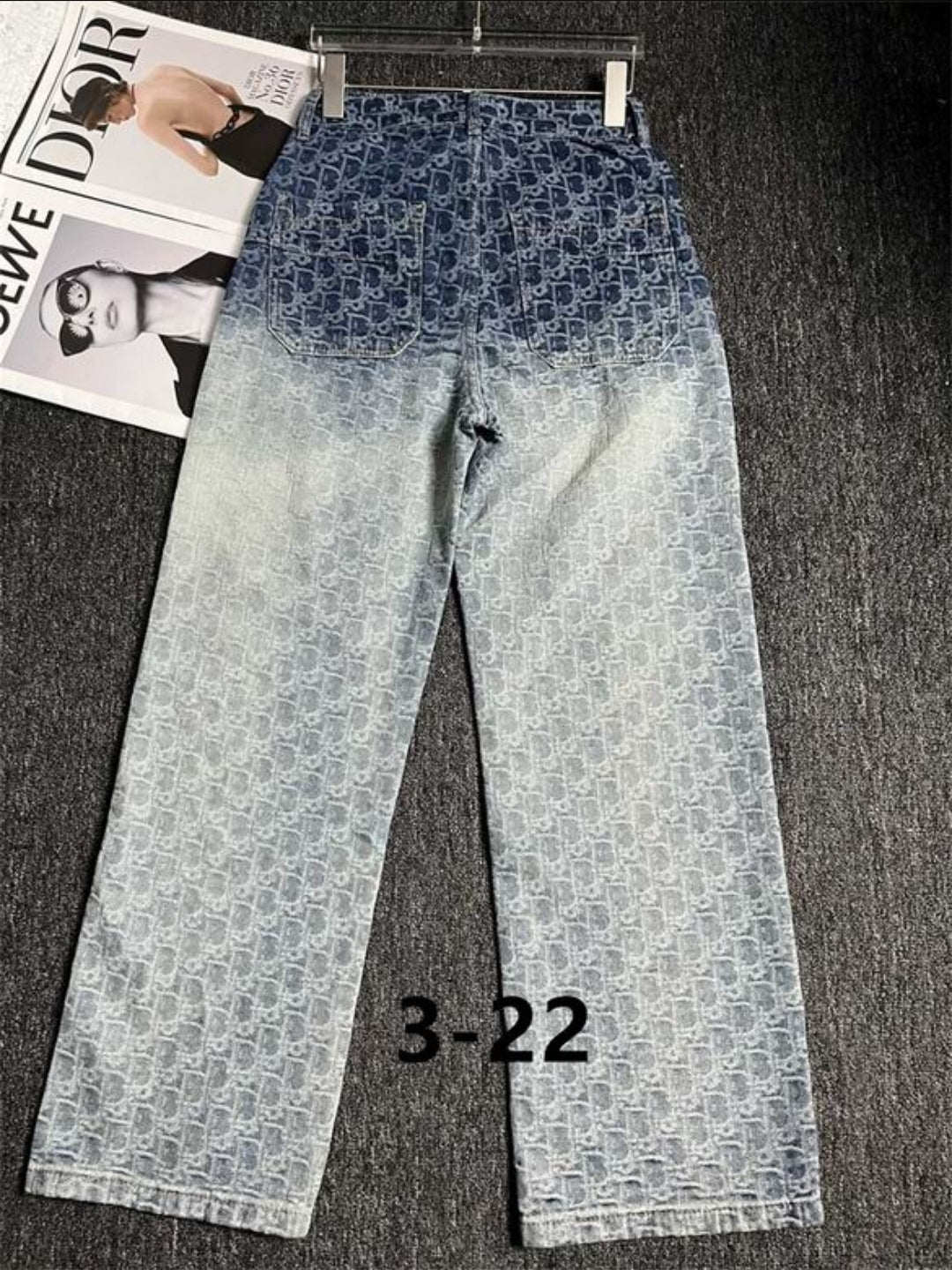 CD #Oblique All Over Jeans