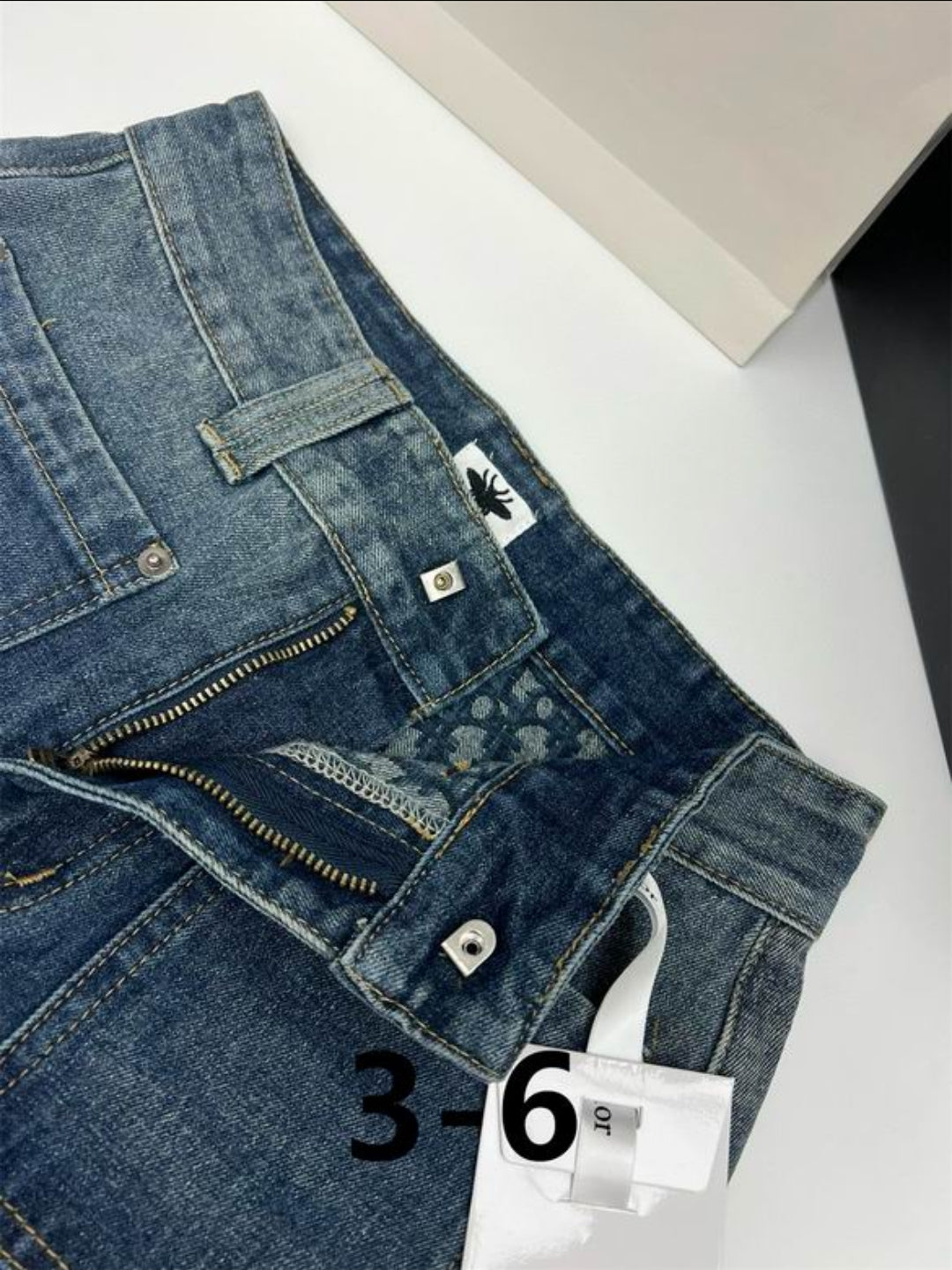 CD #Oblique Interior Flare Jeans