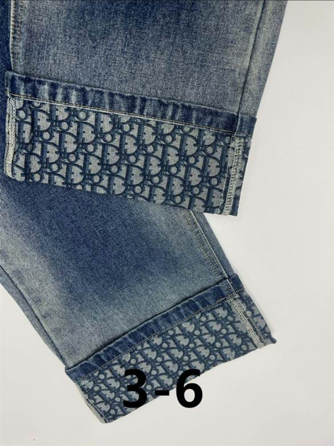CD #Oblique Interior Flare Jeans